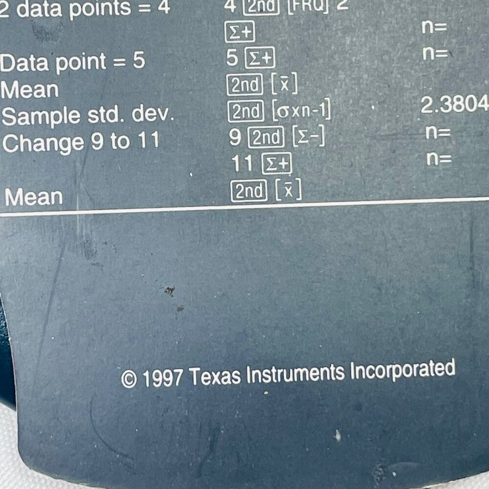 1997 Texas Instruments TI-30Xa Scientific Calculator Vintage Works New Battery - Picture 9 of 12